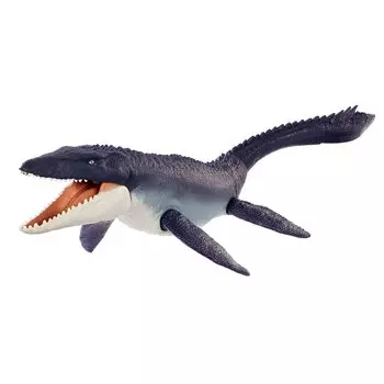 Mattel JURASSIC WORLD Новый правитель Король сильнейших мозазавров лет и HGV34 Sea! [Общая длина: приблизительно. 75см] [Игрушка динозавр] [Продукт SGDs]