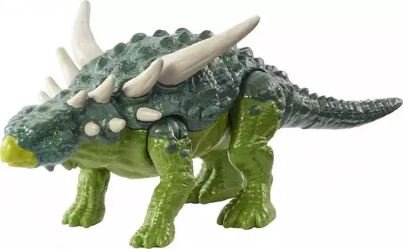 Mattel JURASSIC WORLD Real Mini Action Figure Sauropelta возрастом 10 лет и HBY67 [Игрушка динозавр] [4 вверх]