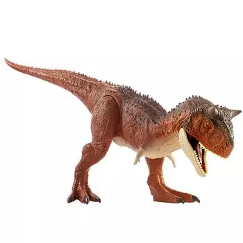 Mattel Jurassic World Super Carnotaurus возрастом 86 лет и HBY86 (МИР ЮРСКОГО ПЕРИОДА) Большой! (Бык) [Общая длина 91 см] [4 вверх] коричневый