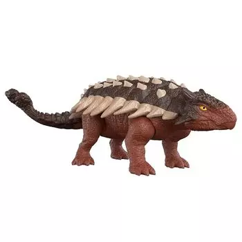 mattel Jurassic World WORLD) new ruler action figure Bark! ankylosaurus [Total length: approx. 26cm] [4 years old~] HDX36 brown Medium