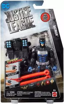 Mattel Justice League Фигурка Базовая серия Power Slingers COMICS 2017 JUSTICE LEAGUE POWER SLINGERS BATMAN Последний фильм Justice League JL 6 дюймов