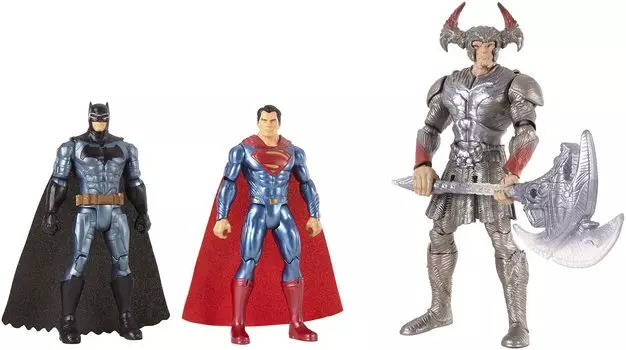 Mattel Justice League Superman Batman Steppenwolf 3 Pack