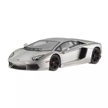 MATTEL Lamborghini Aventador Gray Finished Product 1/43 LP700-4 серый