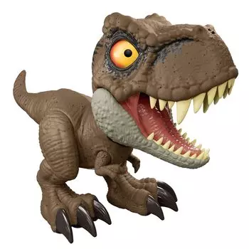Mattel Мир Юрского периода (МИР ЮРСКОГО ПЕРИОДА) Jurassic World Messenger Mission Baby T-Rex детская фигурка динозавр игрушка движущаяся большая общая длина: Прибл.