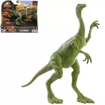 mattel Мир Юрского периода МИР) настоящие мини фигурки Галлимим [игрушки динозавры] [4 года~] GWN37 зеленый
