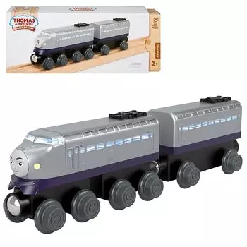 Mattel Паровозик Томас серия деревянных рельс (Томас) Кенджи [2 года~] HBK16