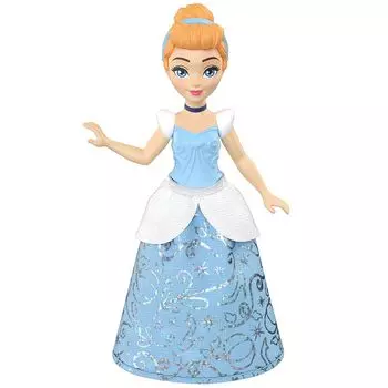 MATTEL Принцесса Золушка в возрасте 10 лет и HLW73 Disney/Disney (Мини-кукла) [Кукла-наряд] [3 вверх] синий