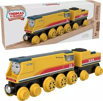 Mattel Thomas the Tank Engine Series Wooden Rail Серия Ребекка лет и HBK14 (Томас) [2 вверх]