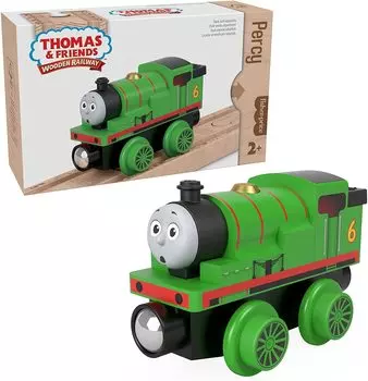 Mattel Thomas the Tank Password Wooden Rail Series Перси лет и HBJ86 (Томас) [2 вверх] [Настоящее]