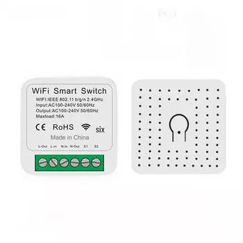 Matter WiFi Smart Switch 16A — HomeKit и мобильный таймер, совместимый с Alexa и Google Assistant ewelink