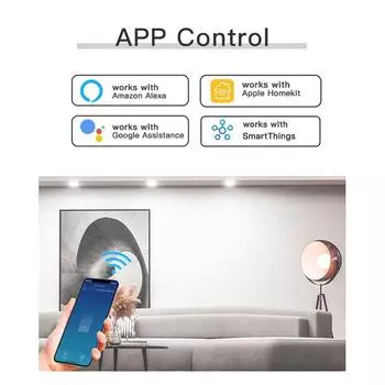 Matter WIFI Smart Switch Module Relay Breaker HomeKit Wireless Control Breaker работает с Siri Alexa Google Home Smart Home Life 1gang