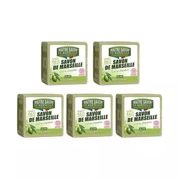 Mattersabong France Marseille Olive Natural Soap, 300 г, 5 шт.