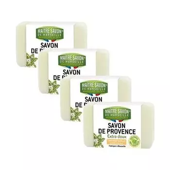 Mattersabong France Marseille Perfume Cleansing Натуральное мыло для умывания лица 100г, Жимолость, 4 шт.