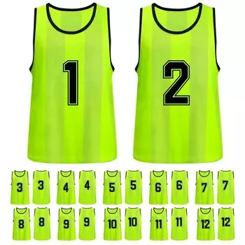 Matunoki Bibs Team Vest Bib Жилет-сетка для детей Пронумерованный баскетбол Футбол Мини-футбол Детский сад Школа День спорта Местные государственные мероприятия