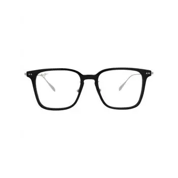 Maui Jim Square Frame Ацетат и титановые оптические оправы черный титан прозрачный