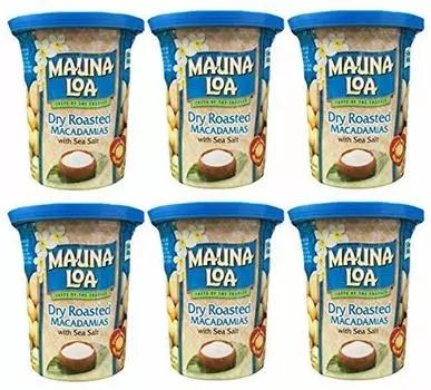 MAUNALOA Macadamia nuts salty 6 can set (Mauna Loa) (Hawaii souvenir)