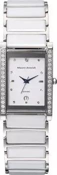 [Mauro Geraldi] Часы 1P Diamond Ceramic Zirconia Bezel Calendar MJ3030-3 White