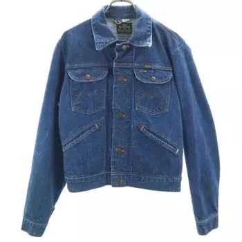 MAVERICK 70s 80s Vintage Made in USA Denim Jacket 36 blue BLUE BELL Men s Used