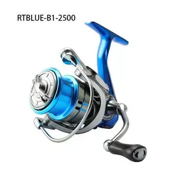 Mavllos RTBLUE B1 Spinning Fishing Reel Max Drag 10kg 5+1 Staniless Steel Bearings Ratio 5.2:1 Freshwater/ Saltwater Carp Fishing Reel RTBLUE-B1-2500