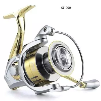 Mavllos SJ 6-8kg Super Brake Metal Sea Fishing Reel – 5.2:1 High Ratio + CNC Bevel Spool One-piece Carved Frame Resistant To Large Fish Ambidextrous SJ1000