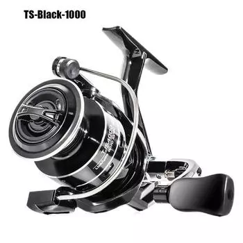 Mavllos TS-Black Морская спиннинговая катушка Передаточное число 5.2:1 Металлическая шпуля Сменная Складная Рукоятка Дальний заброс Морская Рыбалка Спиннинговая Катушка TS-Black-1000