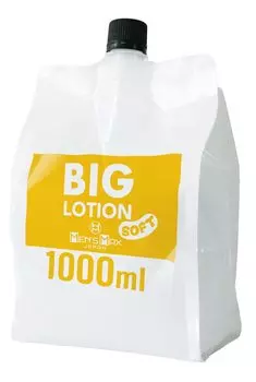 Max Big Lotion Soft Большая емкость 1000 мл Мастурбационный мешочек Сменный блок Сделано в Японии Для коммерческого использования Гладкий мягкий тип Низкая вязкость Прозрачный