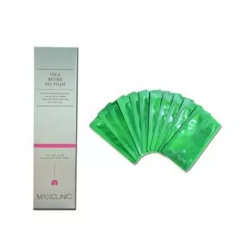 Max Clinic Cica Biome Oil Foam 110 г+7 гX11 листов, Cica Biome Oil Foam 110 г+5 гX11 листов