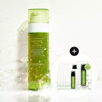 Max Clinic Hyaluron Vita Масляная пенка 110г (+55 мл бесплатно), Корея очищение Hyaluronic 110g+55ml