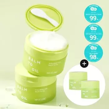 Max Clinic Hyaluronic Vita Очищающий бальзам с маслом 90 мл (+2 бальзам к маслу 5мл), Корея очищение Hyaluronic Balm to Oil + 2 Minis