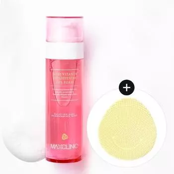 Max Clinic Rose Витаминное осветляющее масло-пенка 110 г (+Силиконовая щеточка) Rose 110g (+ silicone brush)