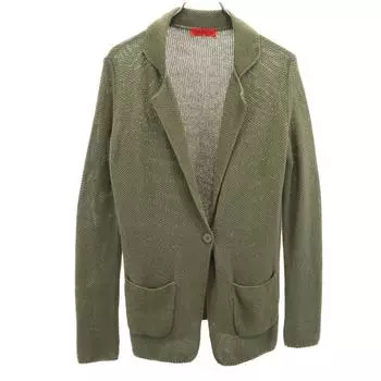 MAX&CO Long sleeve knit cardigan S khaki Women Used