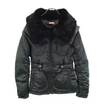 MAX&CO Real fur Down jacket 40 Green system Women Used