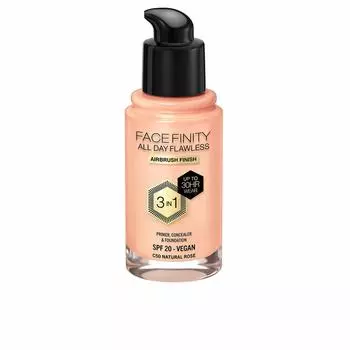 Max Factor Face Finity All Day Flawless Кремовая основа под макияж 3-в-1 Spf 20 N C50 Натуральная роза 30 мл