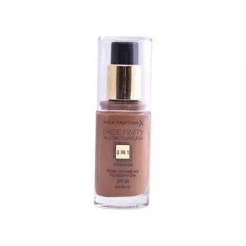 Max Factor Facefinity 3 в 1 Праймер, консилер и тональный крем Spf20 100 Suntan 30 мл