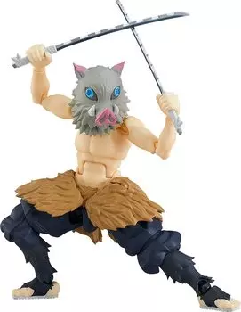 Max Factory Figma Demon Kimetsu no Yaiba Inosuke Tsukihira Раскрашенная подвижная фигурка Slayer Regular Edition Немасштабируемая АБС и ПВХ