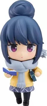 Max Factory Nendoroid Yuru Rin Shima Uniform Plastic Painted Movable Figure Camp Ver. Non-scale