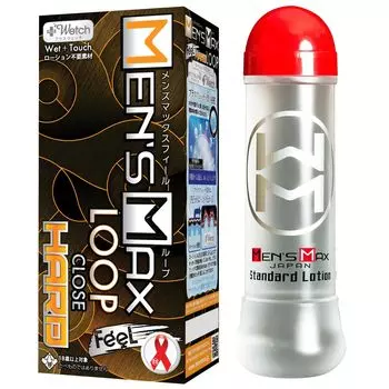 MAX Feel Hard Loop Стандартный лосьон 360 мл Высокоэластичный и высокостимулирующий ТВЕРДЫЙ повторяющийся тип МУЖСКОЙ Непроникающий и модель,