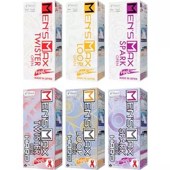 MAX Feel Penetration set Hard Twister Loop Spark Высокоэластичная и сильно стимулирующая ЖЕСТКАЯ модель Увлажняющее отверстие, не требующее лосьона