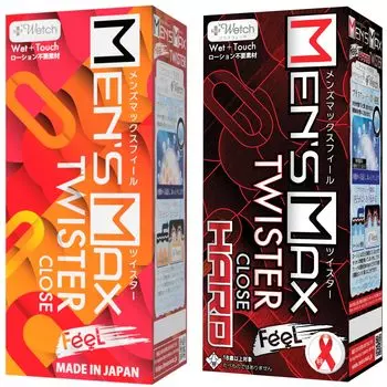 Max Feel Twister 2 types set Plus wetch that does not require lotion Repeat type Pocket lotion included Masturbator Masturbator Onaho Onahole Men s