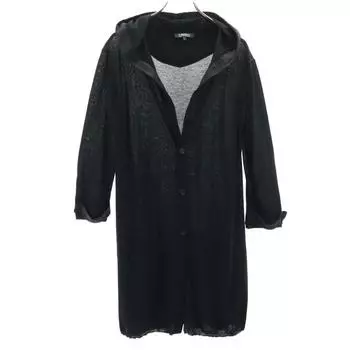 MAX MARA Long sleeve long cardigan L black Hoodie Women Used