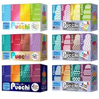 Max Pucci набор из 24 видов Стандартный тип 12 видов Жесткий тип 12 видов Всего 24 вида Pucci двойной полный мужской набор!