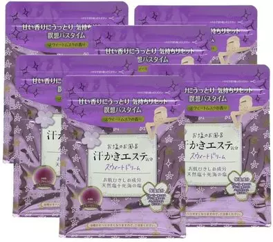 Max Salt Bath Sweaty Beauty Salon Feeling Sweet Dream x 6 шт. Соль для ванны Соль для ванны [Распродажа набора] (500г)
