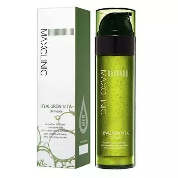 MAXCLINIC Hyaluron Vita Cleansing Oil Foam, корейская косметика, Kbeauty, образец