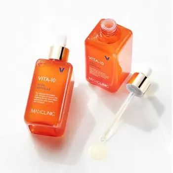 MAXCLINIC Vita-10 Vital Ampoule - 100мл , Увлажнение, Kbeauty, Корейская косметика, пробник