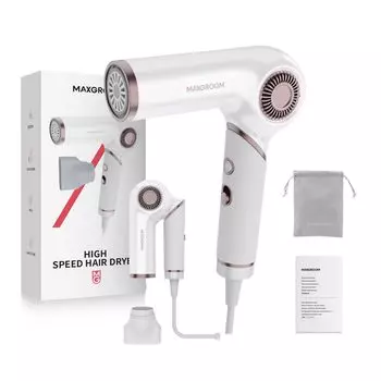 MAXGROOM Сушилка для кожи, первая температура, несколько интеллектуальных температур, большой воздух, руководство по эксплуатации на японском языке [Сверхкомпактная высокоскоростная сушилка в отрасли]