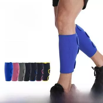 Maxida Breathable Velcro-регулируемая защита голени для спорта, фитнеса и бега синий