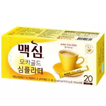 MAXIM Mocha Gold Simple Latte 20 стиков 210г/Корейский кофейный микс 210g