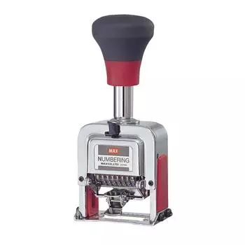 Максимальная нумерация штампа 7 цифр 5 стилей Шрифт A NR-705