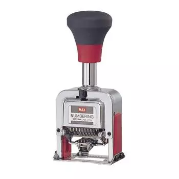 Максимальная нумерация штампа 8 цифр 7 стилей Шрифт NR-807