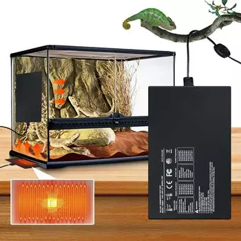 максимум с температурным датчиком TANKAO Reptile Температура сиденья для рептилий IP67 Равномерная идеальная температура Тепловая панель для амфибий Рептилии